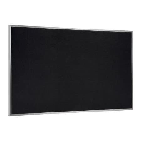 Ghent Recycled Rubber Bulletin Board 48W x 36H Black ATR34-BK-GLBL
